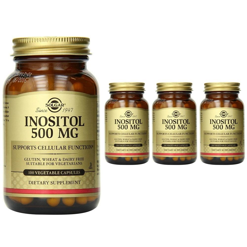솔가 <b>이노시톨 500mg</b> 100정 4개