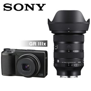 리코 GR3X + 시그마 A 24-70mm F2.8 II 소니 FE