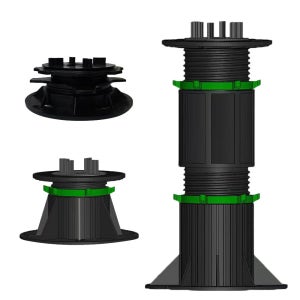 페데스탈 높이조절 25-35mm 중국산 타일건식 데크 바닥 석재 받침대