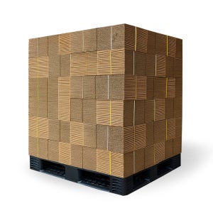 택배박스 파렛트 160x120x80 E골 16000장 TLB 대량 골판지 상자 종이 포장