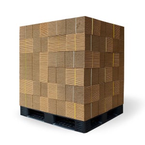 택배박스 파렛트 230x130x100 B골 8100장 TLB 대량 골판지 상자 종이 포장