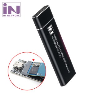 인네트워크 USB 3.1 C타입 NVMe M.2 SSD 외장케이스 블랙 IN-SSDM2A