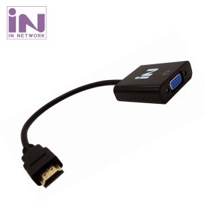 인네트워크 HDMI to VGA RGB 컨버터 오디오미지원 IN-HVC04B