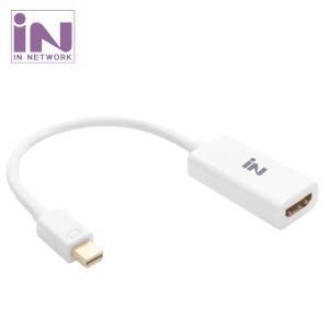 인네트워크 MINI DP to HDMI 2.0v 컨버터 액티브 IN-ACTMDPH19W
