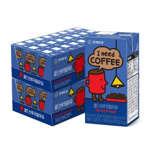 연세 콜드브루 커피우유 190ml x 24 x 2