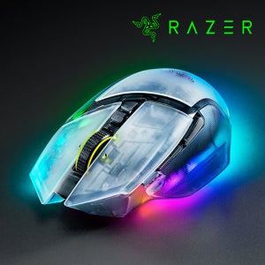 [국내정발] 레이저 바실리스크 V3 PRO 35K 무선마우스 팬텀 화이트