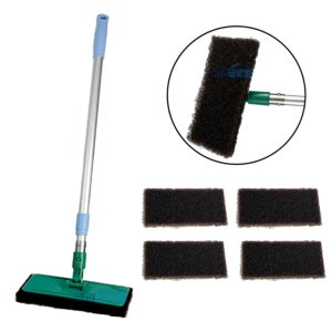 라이노 사각홀더 밀대 패드 5개 세트 바닥 청소 수세미 찌든때 제거 탈부착 교체 가능