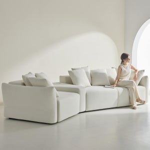 4인용 타이보텍스 모션 소파 리클라이너 슬라이딩 무빙 패브릭 쇼파 580