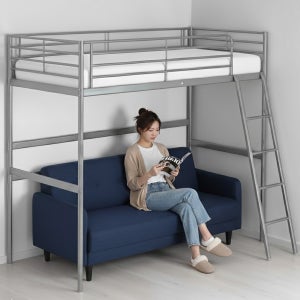 이케아 벙커침대 성인 어른 벙커침대 낮은 벙커형 베드 철제 2층