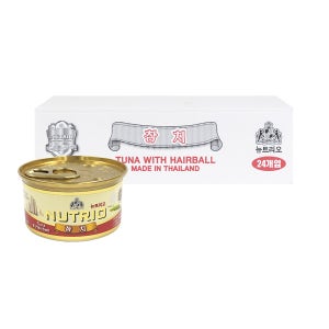 뉴트리오 고양이캔 습식캔 통조림 참치, 80g, 24개