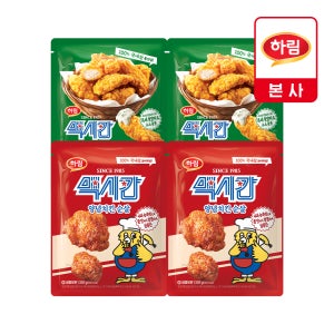 맥시칸 크리스피 텐더 350g x 2개 + 양념치킨 350g x 2개