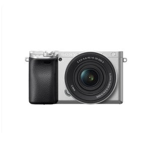 소니 미러리스 카메라 A6400 +(SEL16502) 표준 줌 렌즈 킷트 A6400K 실버