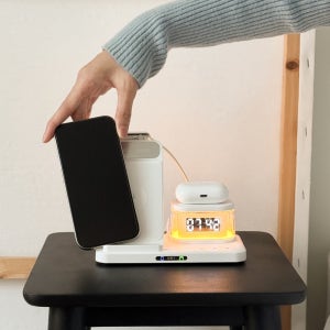 5in1 고속 무선충전기 아이폰 애플워치 에어팟 무드등 멀티충전기 3in1