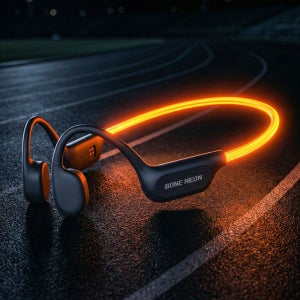 에이투 본네온 초경량 LED 골전도 블루투스 이어폰 MP3 탑재 IPX7 방수 BONE NEON