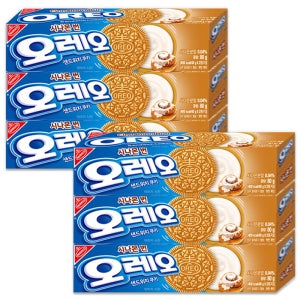 오레오 샌드위치 쿠키 시나몬 번 80gx6개