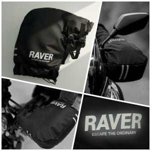 RAVER 오버히트 방한토시 C타입 패딩 오토바이 바이크 겨울 레이버 핸들커버 워머 장갑