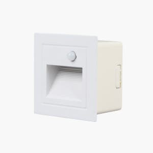 더쎈 LED 계단 센서등 전구색 화이트 매입등 스텝등 발목등 3W 야간 복도