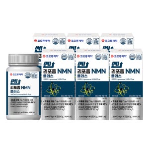 코오롱제약 쎈 리포좀 NMN 플러스1,000mg 90정, 6개