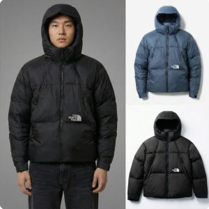 노스페이스 화이트라벨 프로젝트 다운 자켓 경량패딩 블랙 덕다운 남성 여성