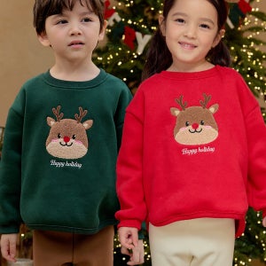 베베쥬 메리루돌프맨투맨 기모 안감 (겨울신상)