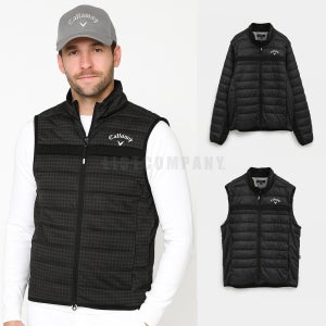 캘러웨이 골프웨어 남성 투웨이 패디드 블루종 자켓