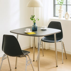 밀랑 힙벤 둥근사각형 카페 식탁 테이블 700 미드센츄리