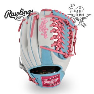 롤링스 HOH 오더 내야 야구 글러브 스카이블루/핑크 PRO2175-4