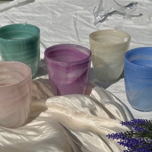 [알라바스터] 300ml 유리컵 물컵 홈카페