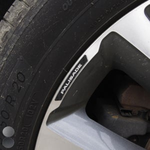 현대 펠리세이드 휠 포인트 알루미늄 엠블럼