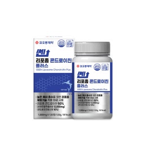 코오롱제약 쎈 리포좀 콘드로이친 플러스 1,000mg 120정, 1개
