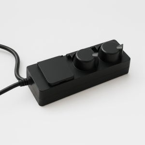 [고디퍼 GoDeeper] 프로 고용량멀티탭 2구 / 누전차단 / 방수커버 3m, 블랙, 1개