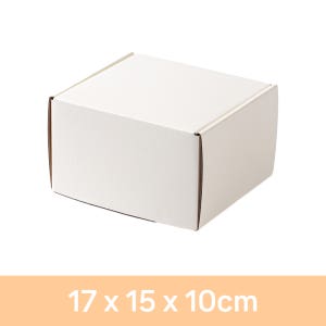 무지 선물상자 컬러박스 아이보리 13호 (17x15x10cm) 머그컵 포장용 고급선물상자