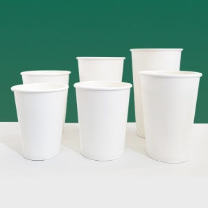 600ml(20온스) 테이크아웃 무지 종이컵 1000개 1박스 천연펄프 국내산 일회용 핫컵