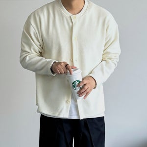 남자크롭가디건 남자라운드가디건