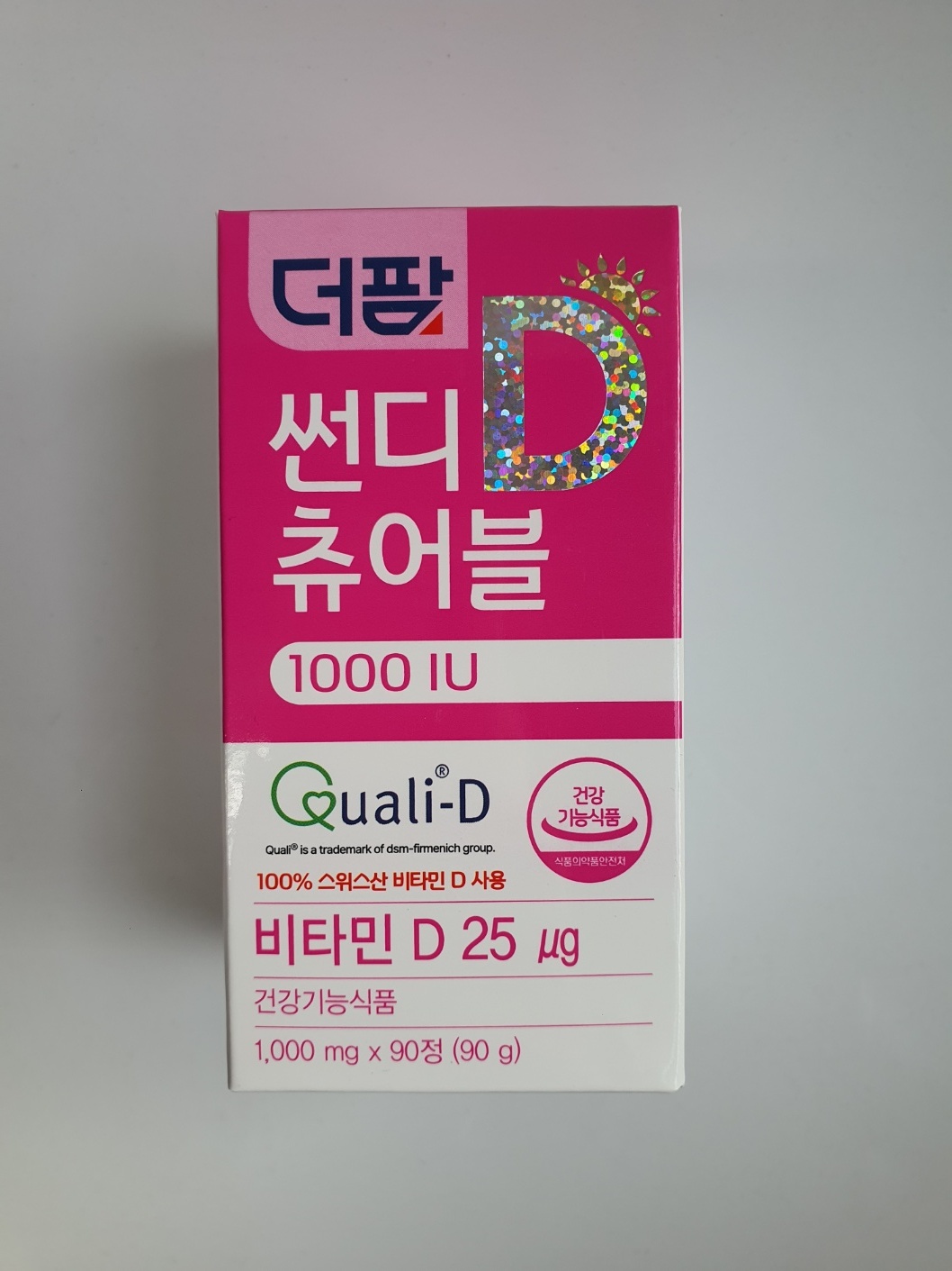 <b>더팜 썬디 츄어블</b> 비타민디 <b>1000IU</b> 90정 3개