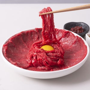 한우 육회 육사시미 세트 400g 마장동 당일작업 열광한우 뭉티기