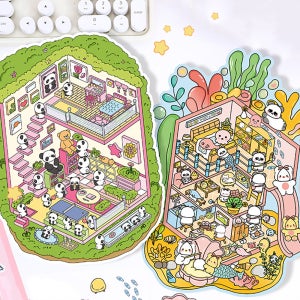 3D 방꾸미기 집꾸미기 미니어쳐 DIY 입체 꿈속 방꾸스티커