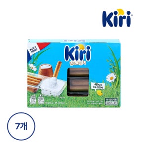 끼리 크림치즈 과자 사무실 어린이 간식 딥앤크런치 플레인(4입), 140g, 7개