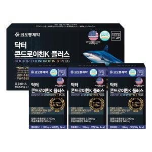 코오롱제약 닥터 콘드로이친K 플러스 1000mg 1세트 90정, 1개