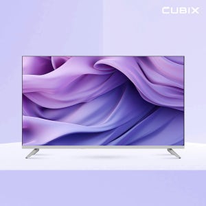큐빅스 101cm(40인치) FHD QLED TV 화이트 구글 스마트 티비 에너지1등급 고화질