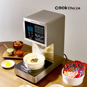 쿡초이스 한강 라면 끓이는기계 1구 무인 셀프 편의점 PC방 무인창업 스테인리스