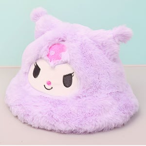 쿠로미 입체퍼 버킷햇 방한모자 아동 겨울 털모자