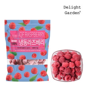 딜라잇가든 냉동 라즈베리 폴란드산 1kg, 10개