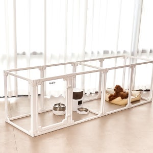 라빌리 확장형 투명 펫룸 강아지울타리 애견펜스 무한확장