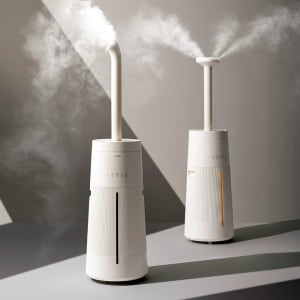 [자동습도+무드등] 프롬비 울트라 몬스터 23리터 사무실 거실 대용량 가습기 FC183NEW 크림화이트