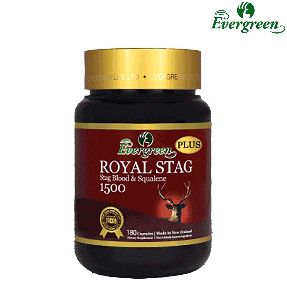 뉴질랜드 숫사슴 녹혈 <b>에버그린</b> 로얄 스태그 1500 180정