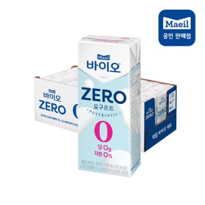 매일유업 매일 바이오 제로 유산균 음료 요구르트 190ml, 24개