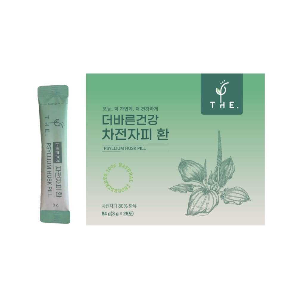 더바른건강 <b>차전자피</b>환 <b>식이섬유</b>환 가루 28포 차전차피 자전자피 화이바 쾌변영양제