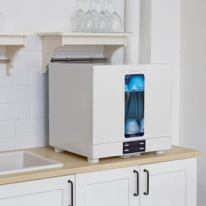 한일 식기살균건조기 열풍 그릇건조기 UV 대용량소독기 살균건조 5중안전 HUD-6200N