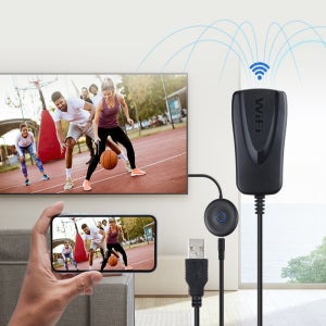 미라캐스트 4K HDMI 듀얼 동글이 5G 무선미러링 휴대폰 태블릿 노트북 핸드폰TV연결